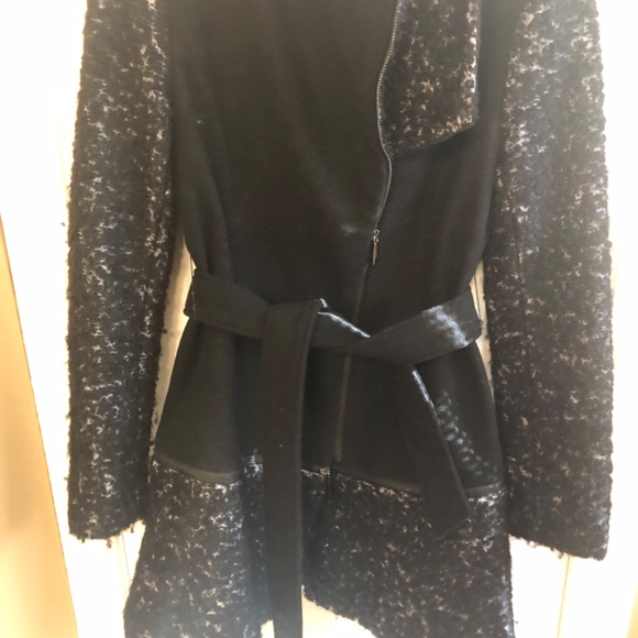 Multi Look Business Casual Wool Blend Medium Classic Coat - Picture 6 of 10